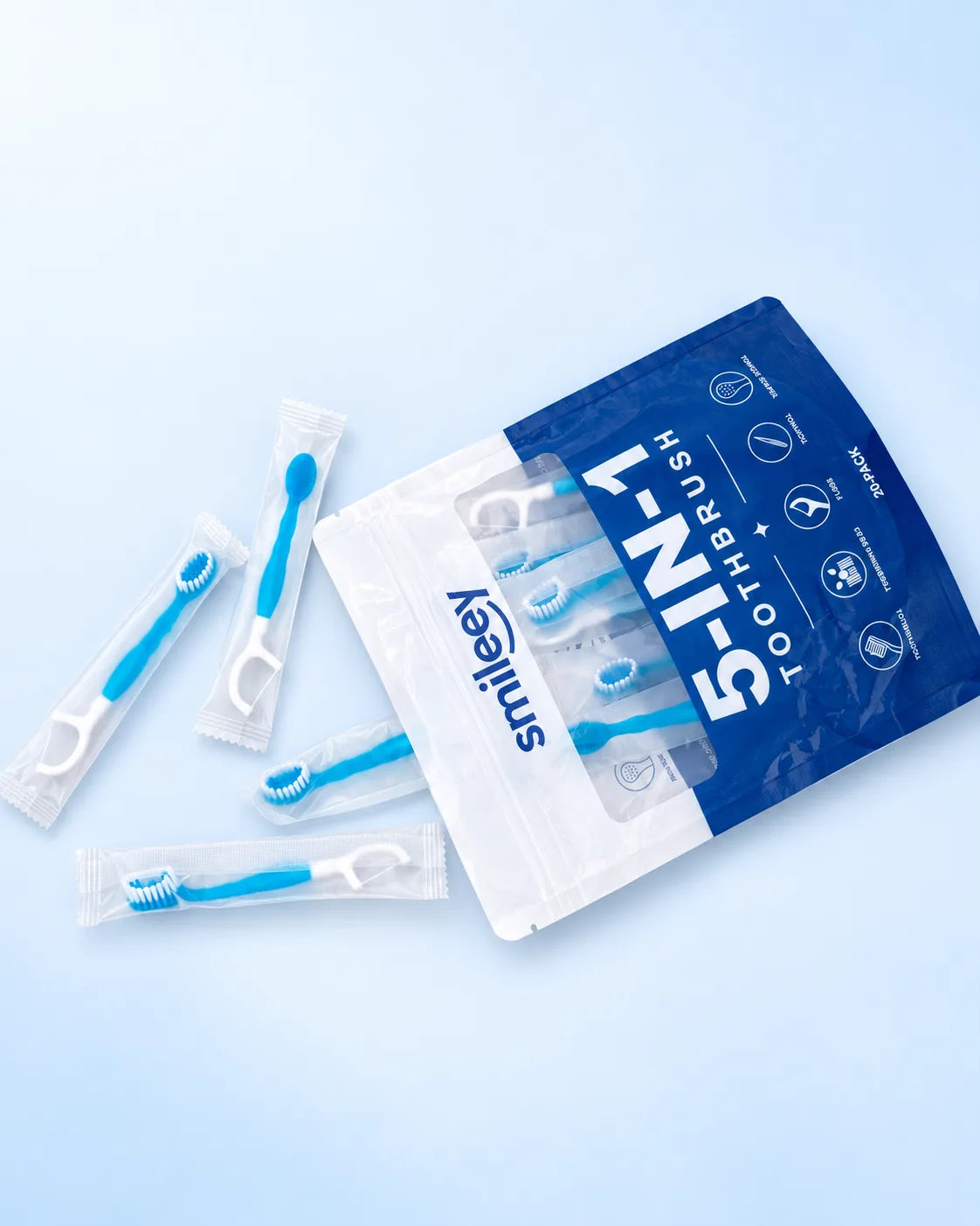 Smileey 5-in-1 Toothbrush pouch
