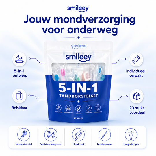 Smileey FreshBrush™ – Wegwerp Tandenborstels – 20 Stuks